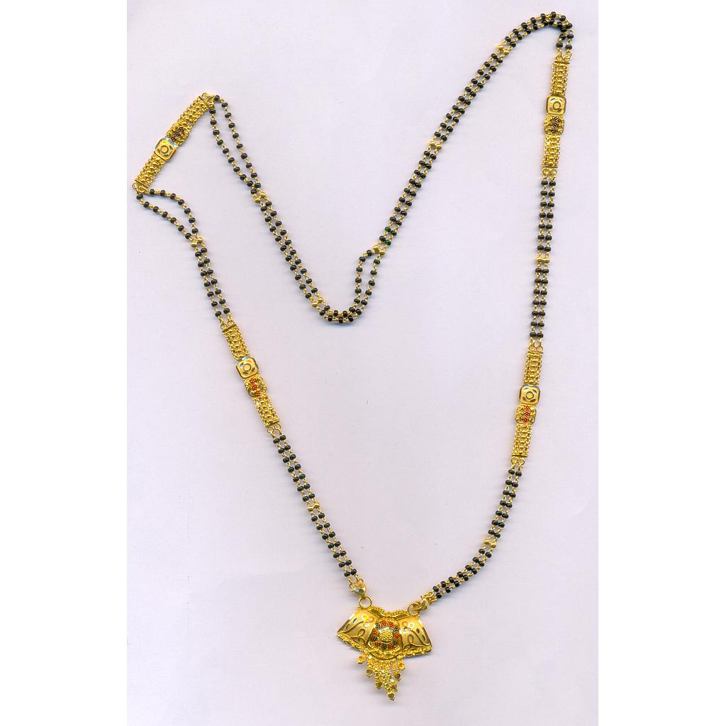 GOLD MANGALSUTRA PLAIN FANCY