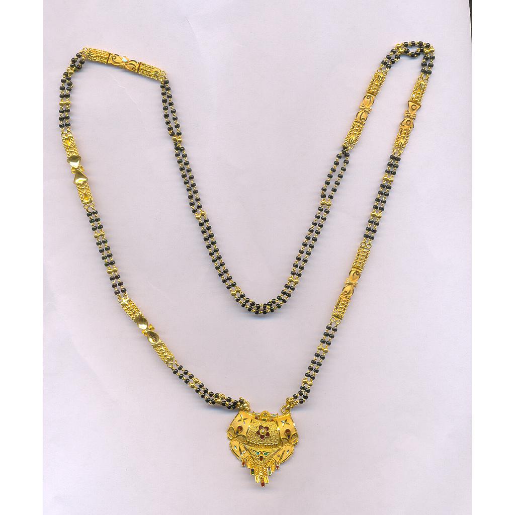 GOLD MANGALSUTRA PLAIN FANCY