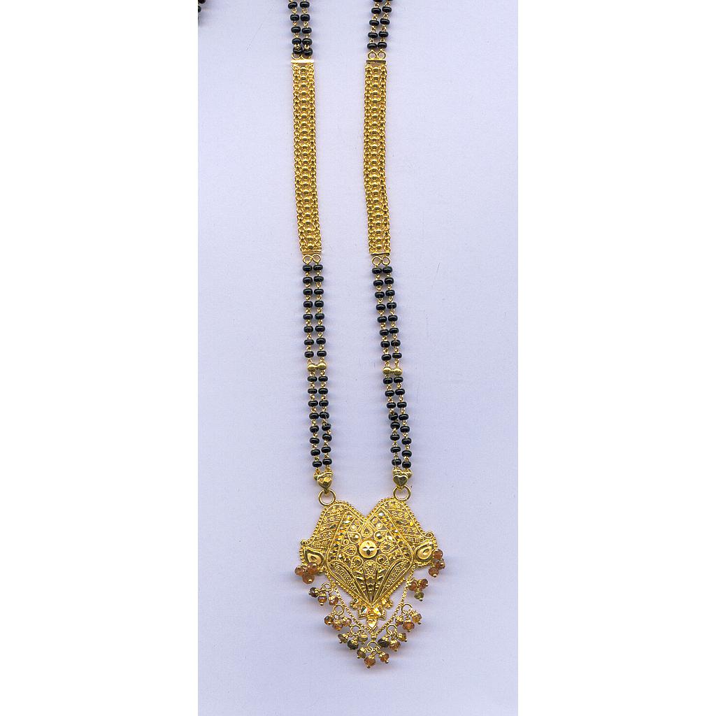 GOLD MANGALSUTRA PLAIN FANCY