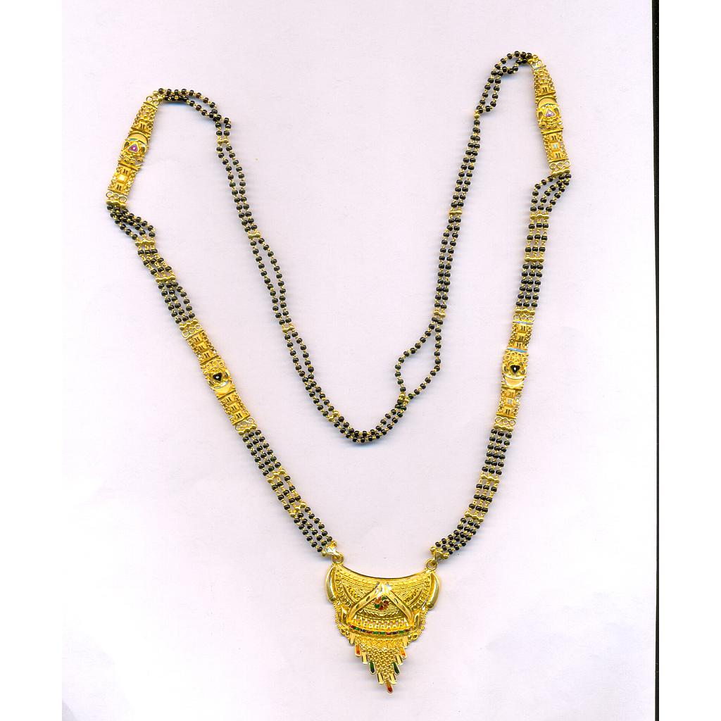 GOLD MANGALSUTRA PLAIN FANCY