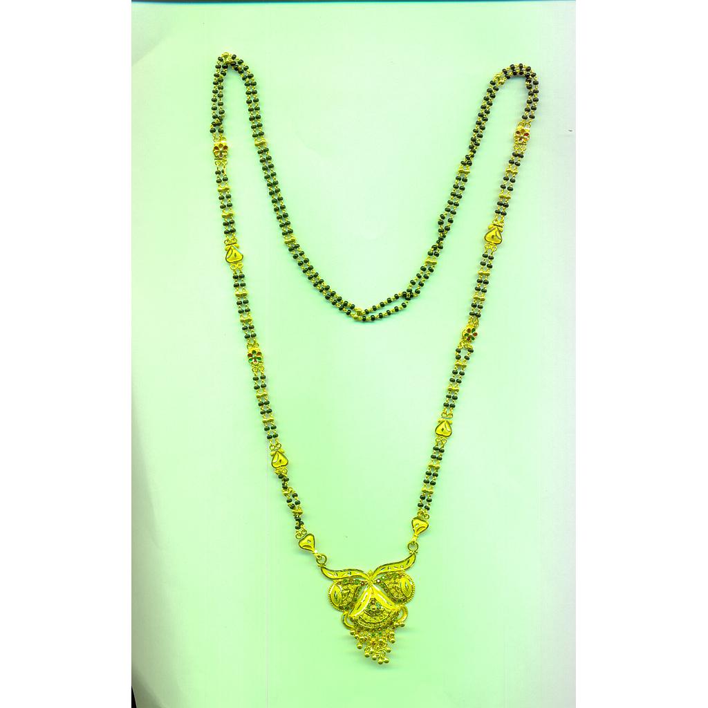GOLD MANGALSUTRA PLAIN FANCY