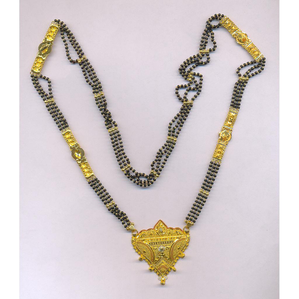 GOLD MANGALSUTRA PLAIN FANCY