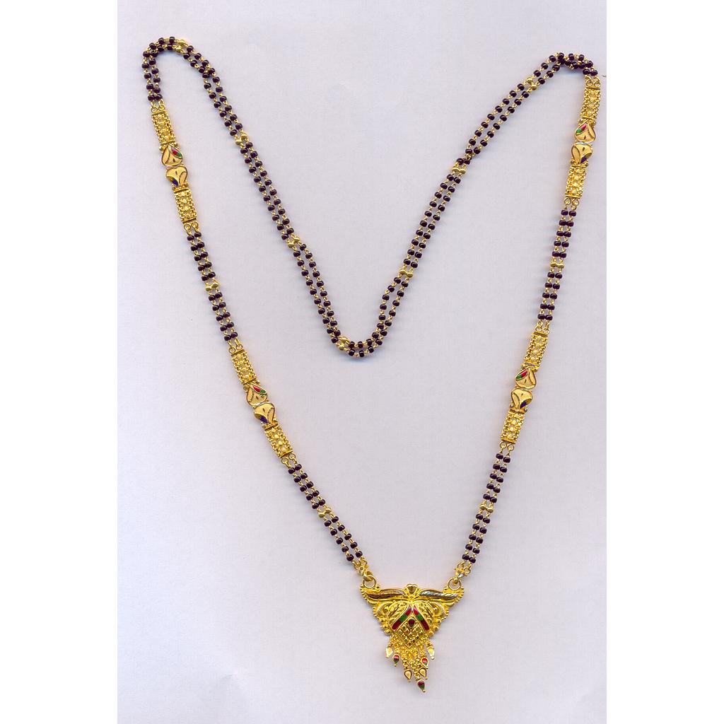 GOLD MANGALSUTRA PLAIN FANCY