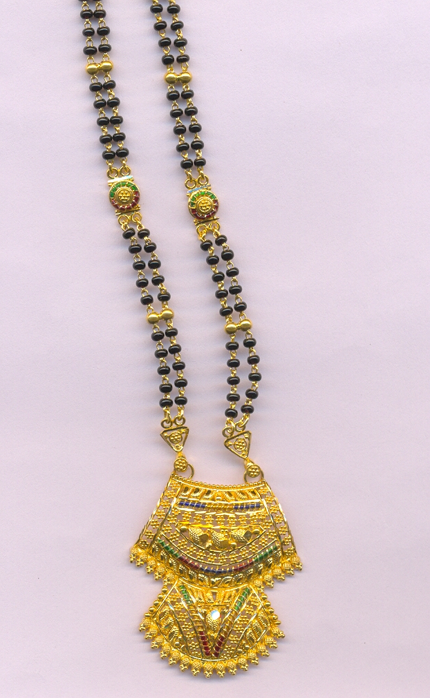GOLD MANGALSUTRA PLAIN FANCY