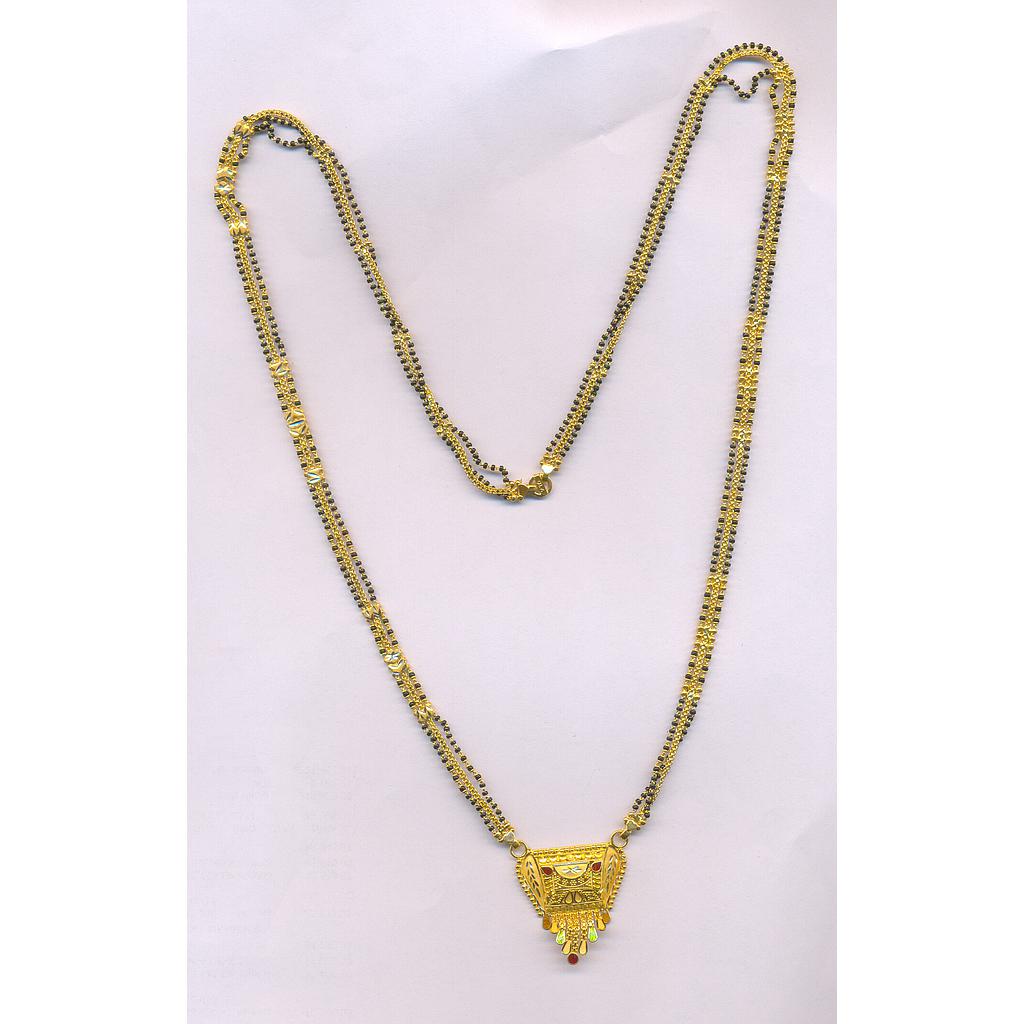 GOLD MANGALSUTRA PLAIN FANCY