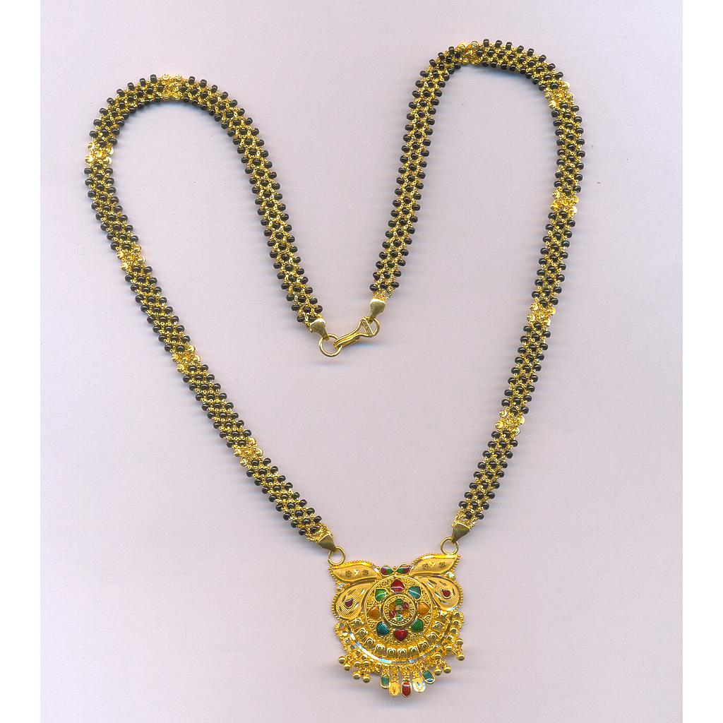 GOLD MANGALSUTRA PLAIN FANCY