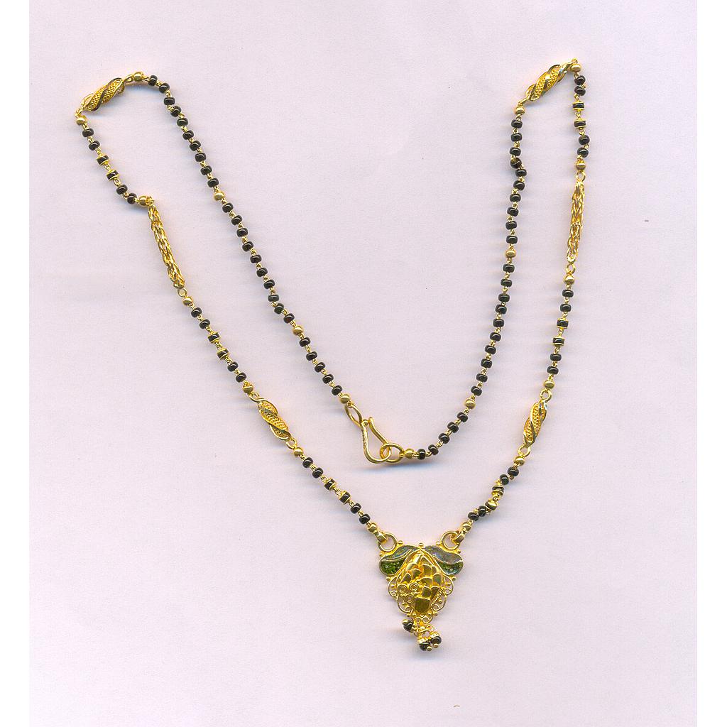GOLD MANGALSUTRA PLAIN FANCY