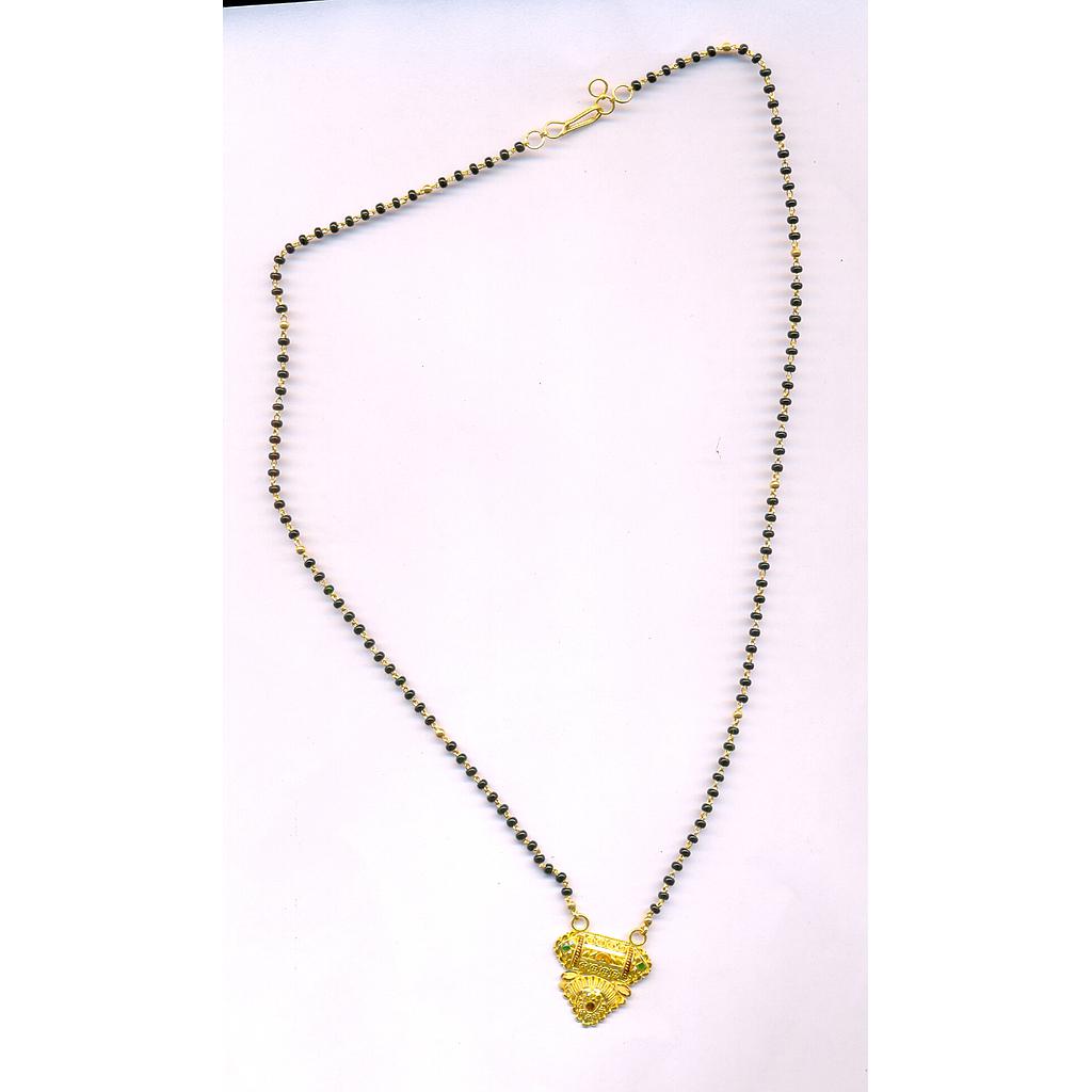 GOLD MANGALSUTRA PLAIN FANCY