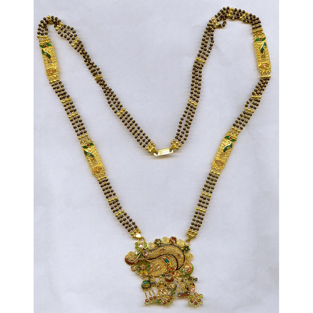 GOLD MANGALSUTRA PLAIN FANCY