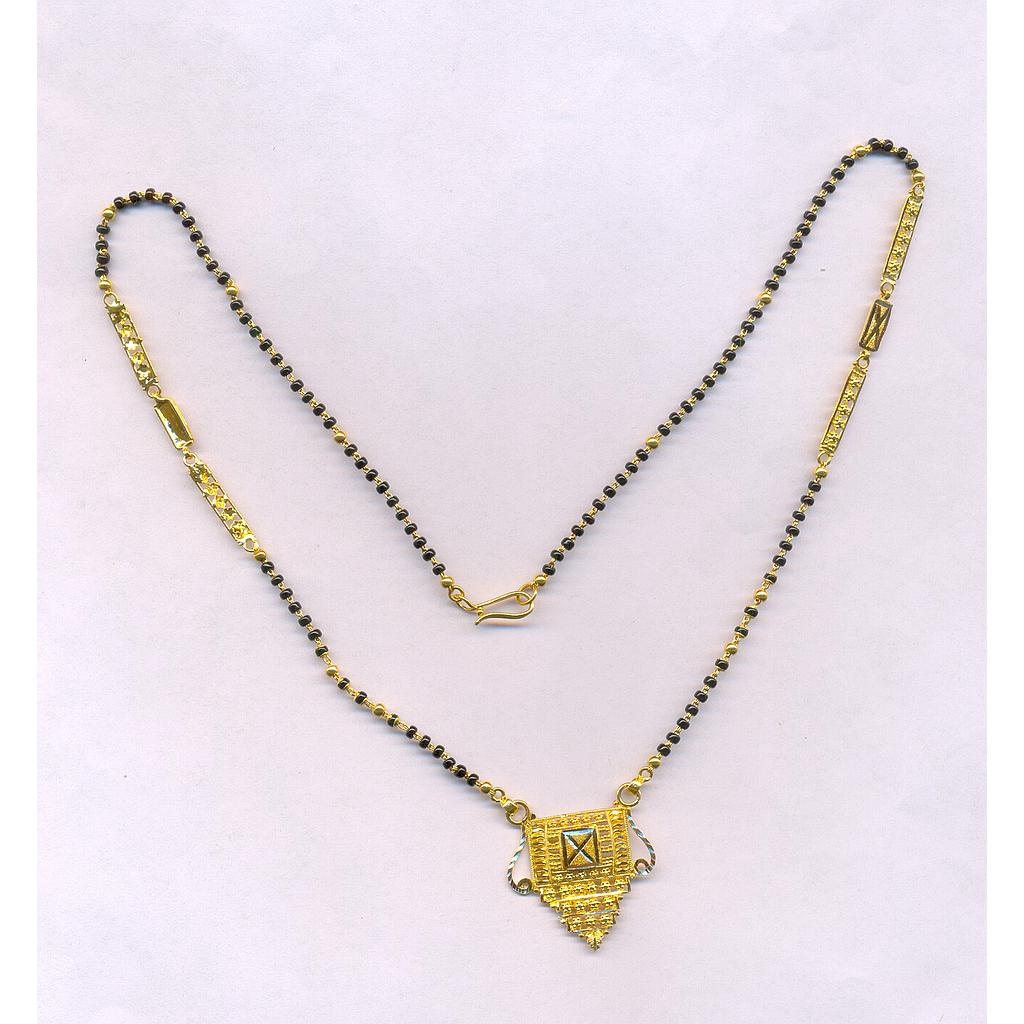 GOLD MANGALSUTRA PLAIN FANCY