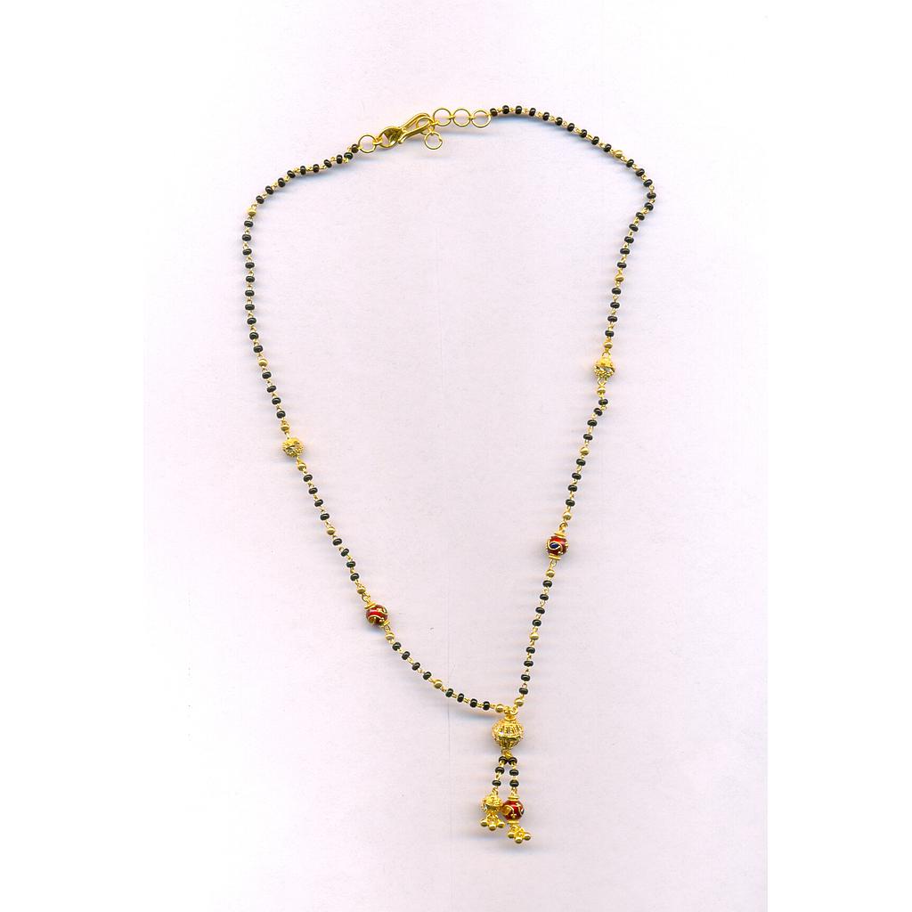GOLD MANGALSUTRA PLAIN FANCY
