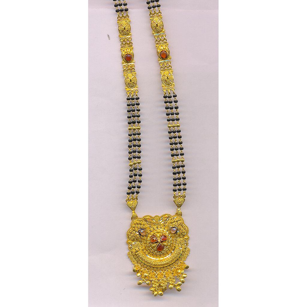 GOLD MANGALSUTRA PLAIN FANCY