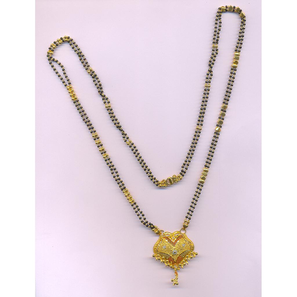 GOLD MANGALSUTRA PLAIN FANCY