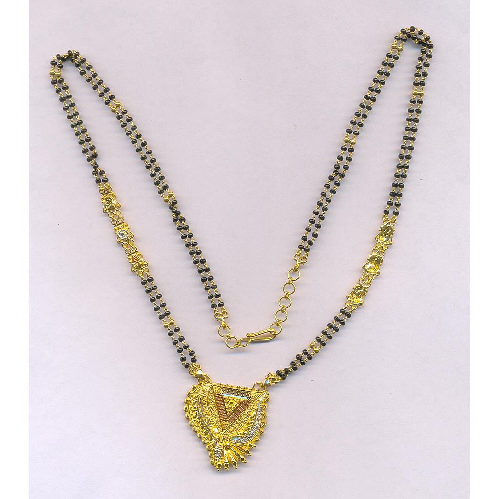 GOLD MANGALSUTRA PLAIN FANCY