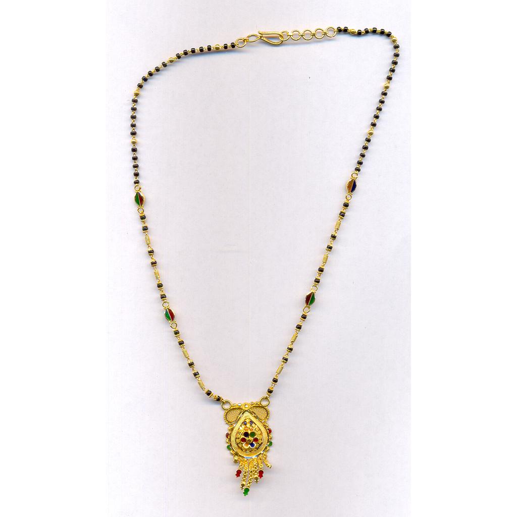 GOLD MANGALSUTRA PLAIN FANCY