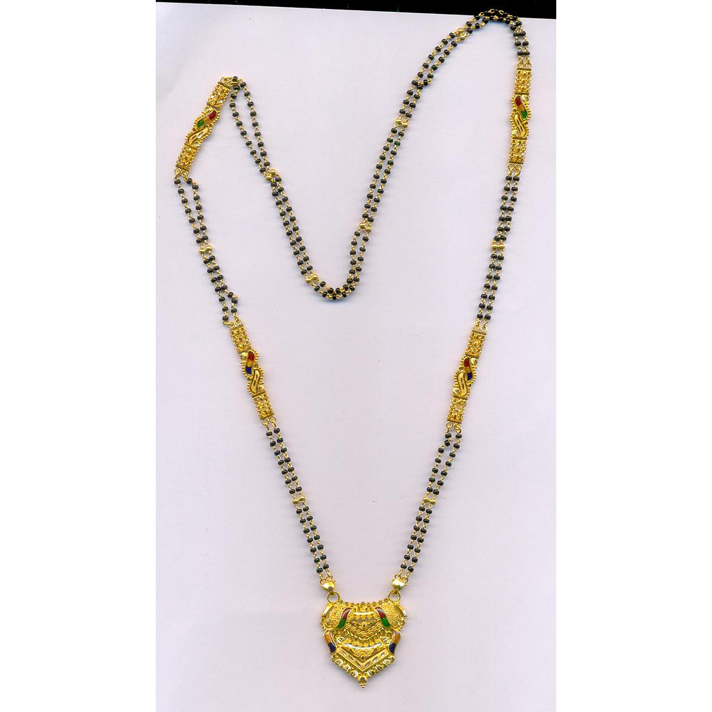 GOLD MANGALSUTRA PLAIN FANCY