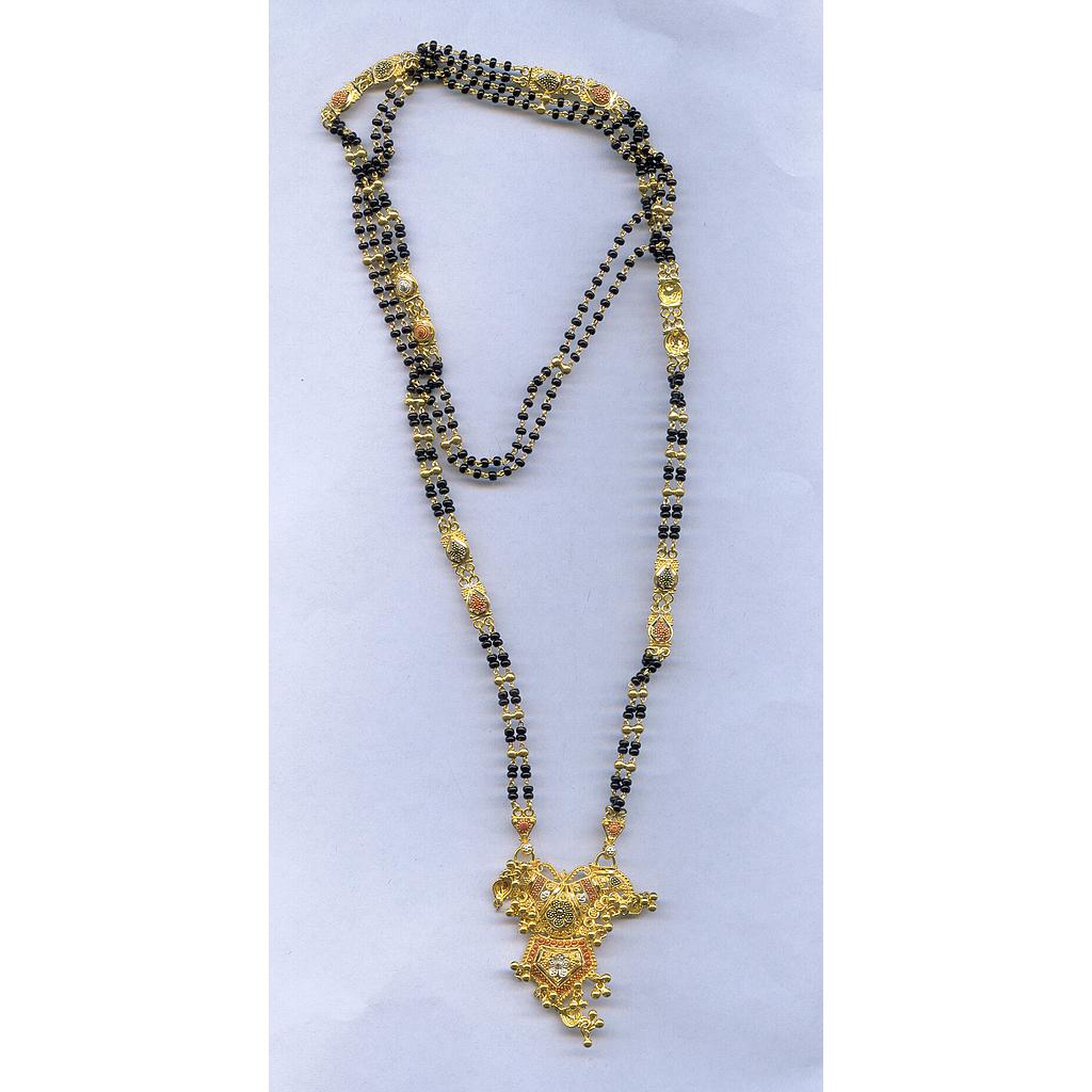 GOLD MANGALSUTRA PLAIN FANCY