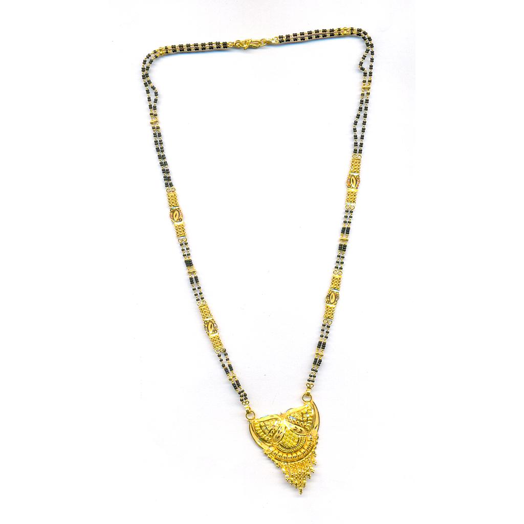 GOLD MANGALSUTRA PLAIN FANCY