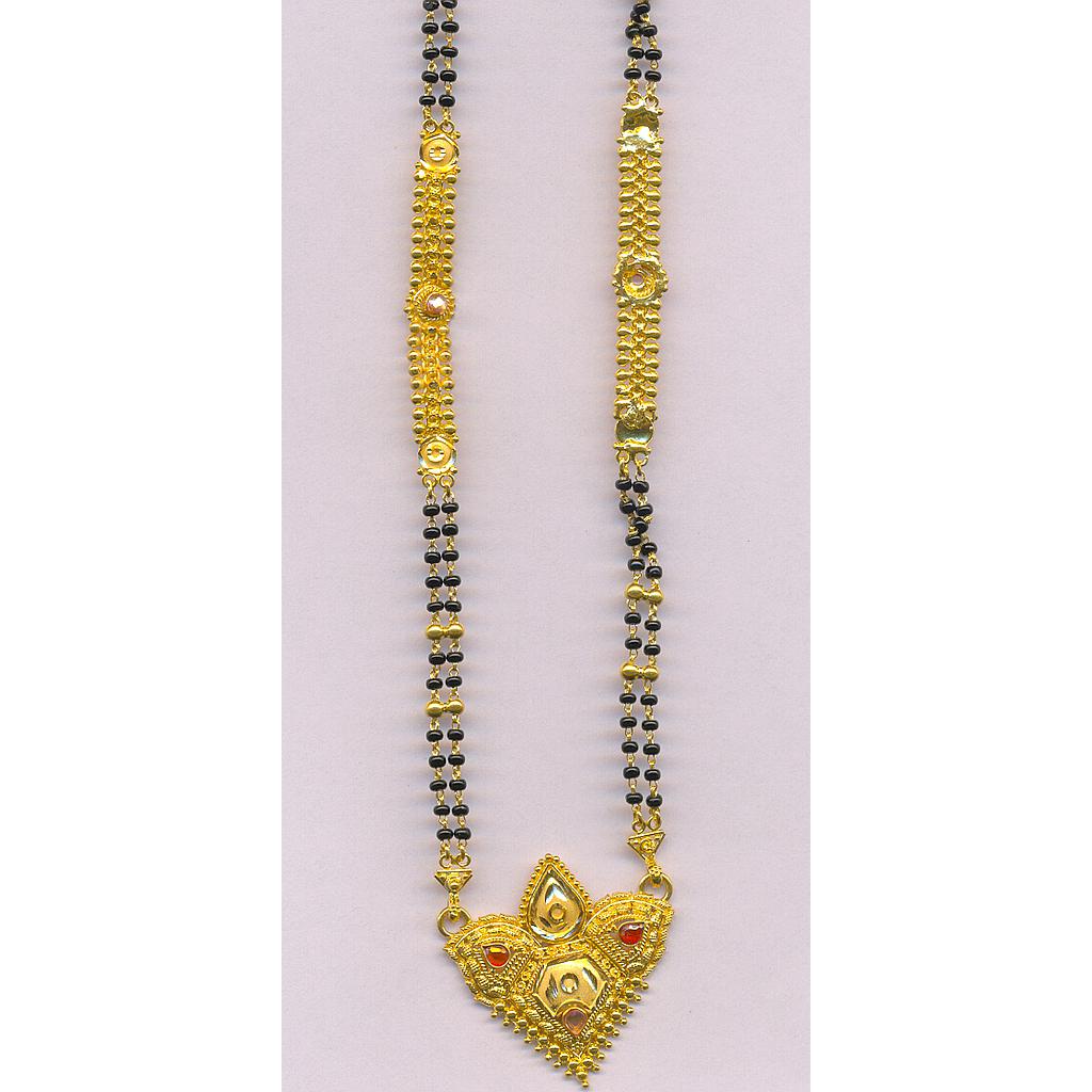 GOLD MANGALSUTRA PLAIN FANCY