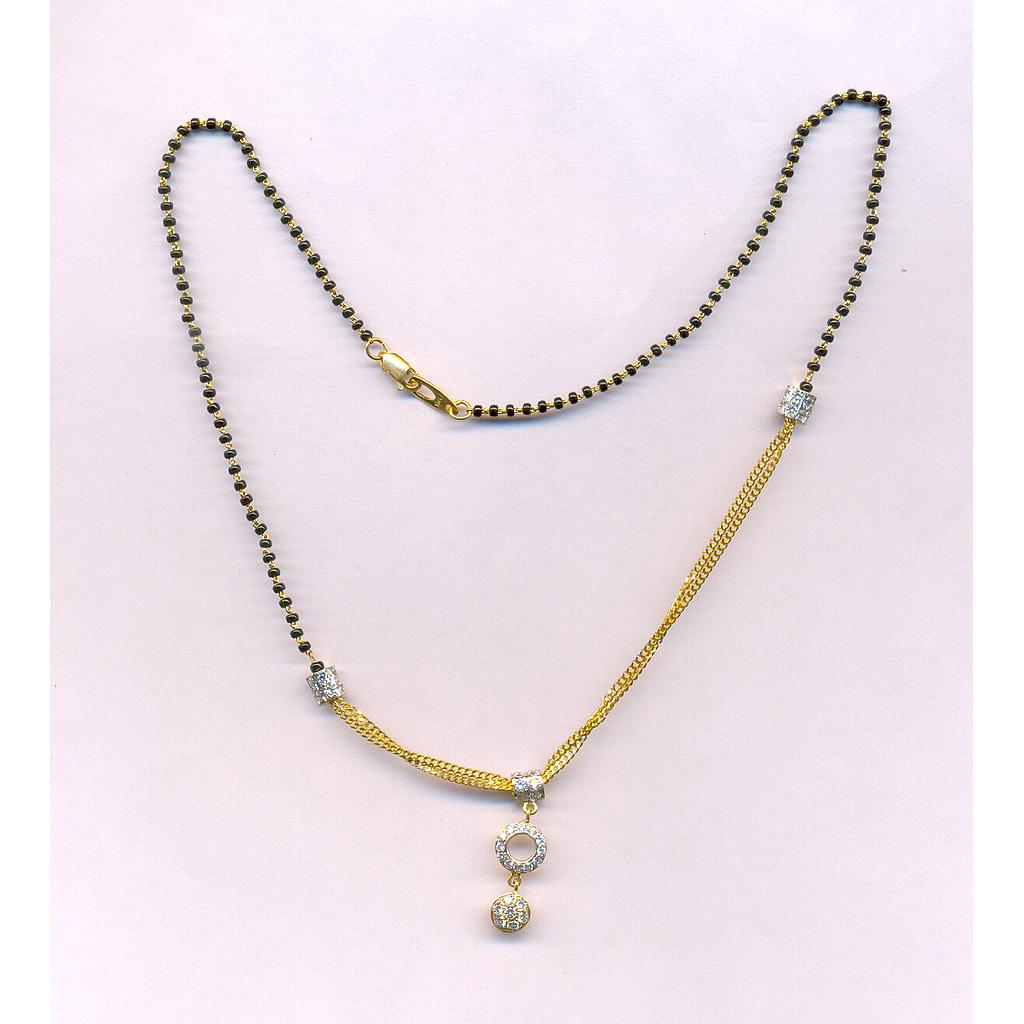 GOLD MANGALSUTRA PLAIN FANCY
