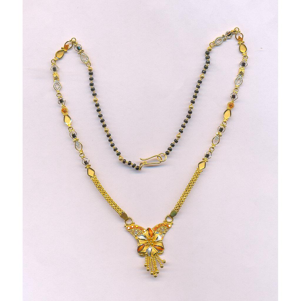 GOLD MANGALSUTRA PLAIN FANCY