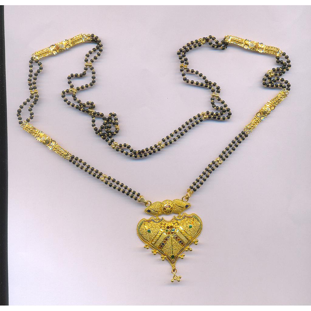GOLD MANGALSUTRA PLAIN FANCY