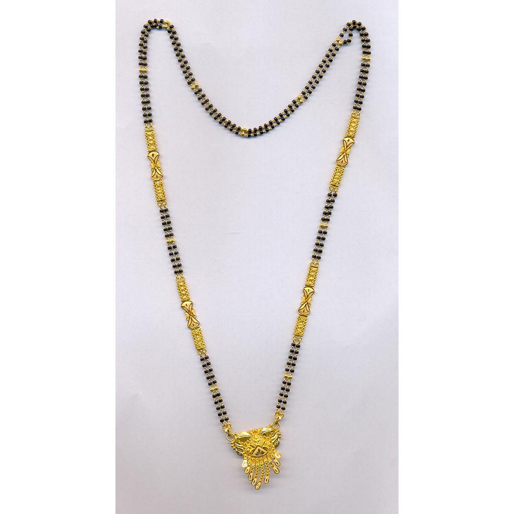 GOLD MANGALSUTRA PLAIN FANCY