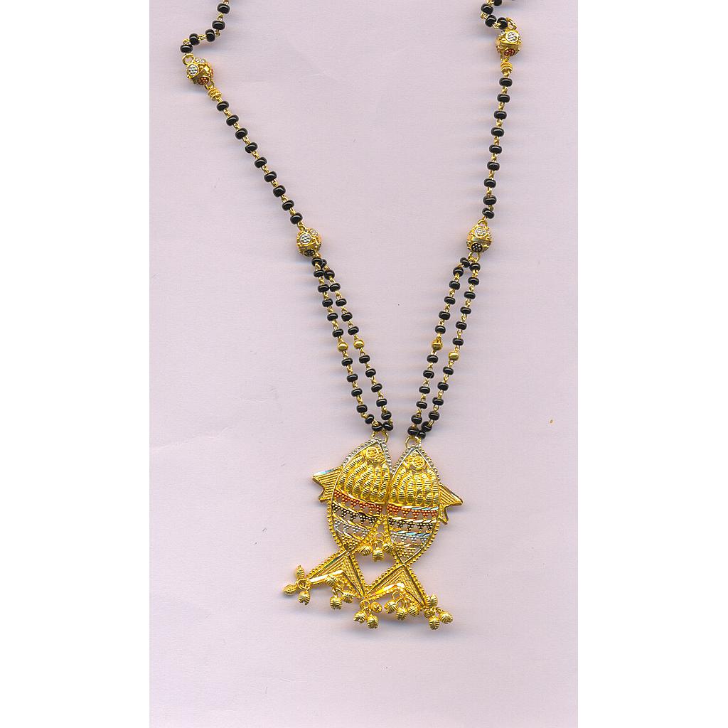 GOLD MANGALSUTRA PLAIN FANCY