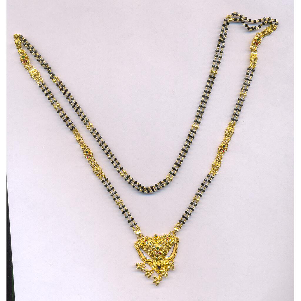 GOLD MANGALSUTRA PLAIN FANCY