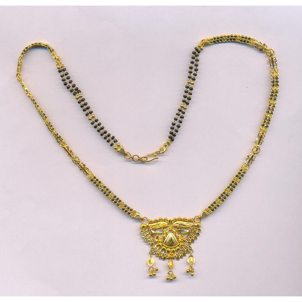 GOLD MANGALSUTRA PLAIN FANCY