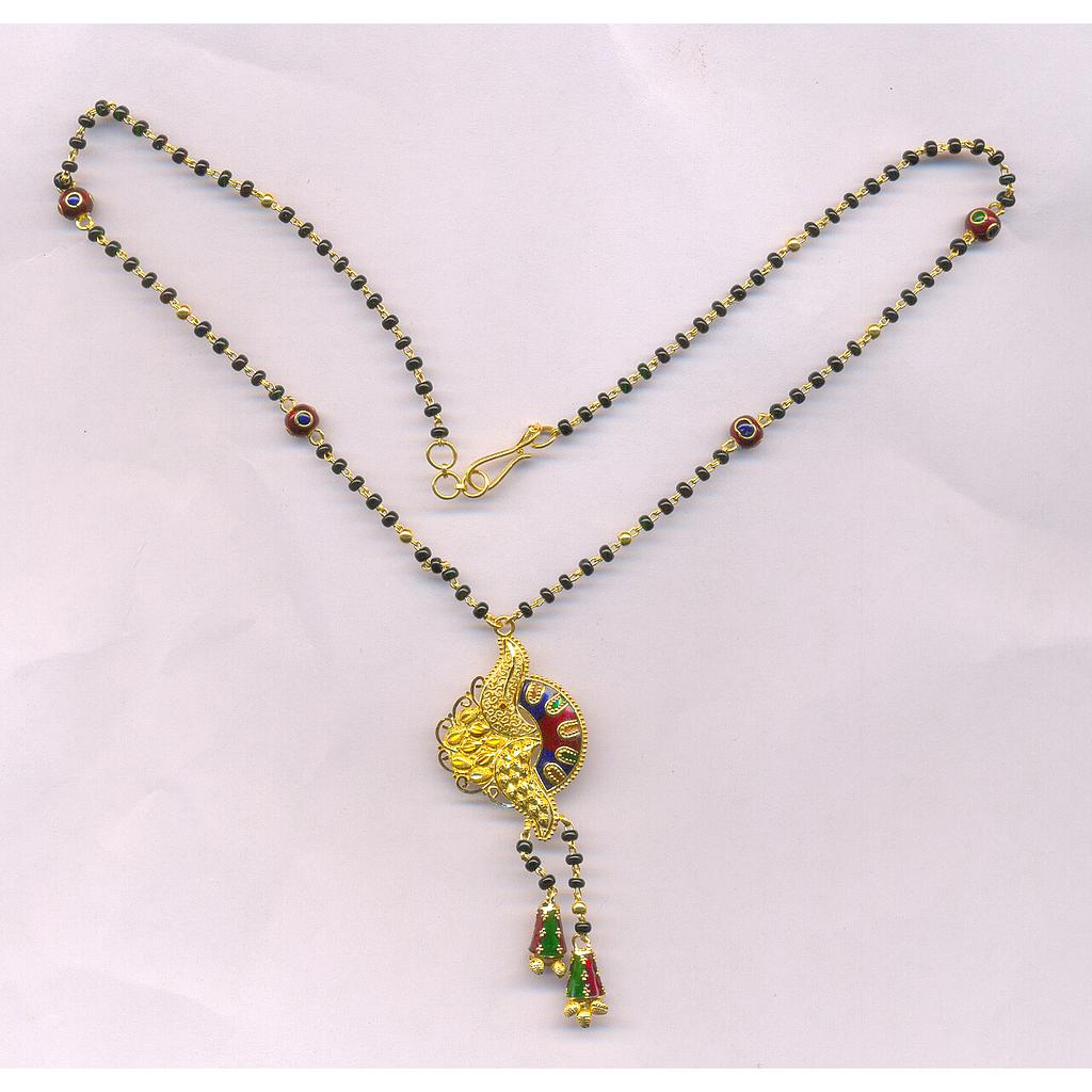 GOLD MANGALSUTRA PLAIN FANCY