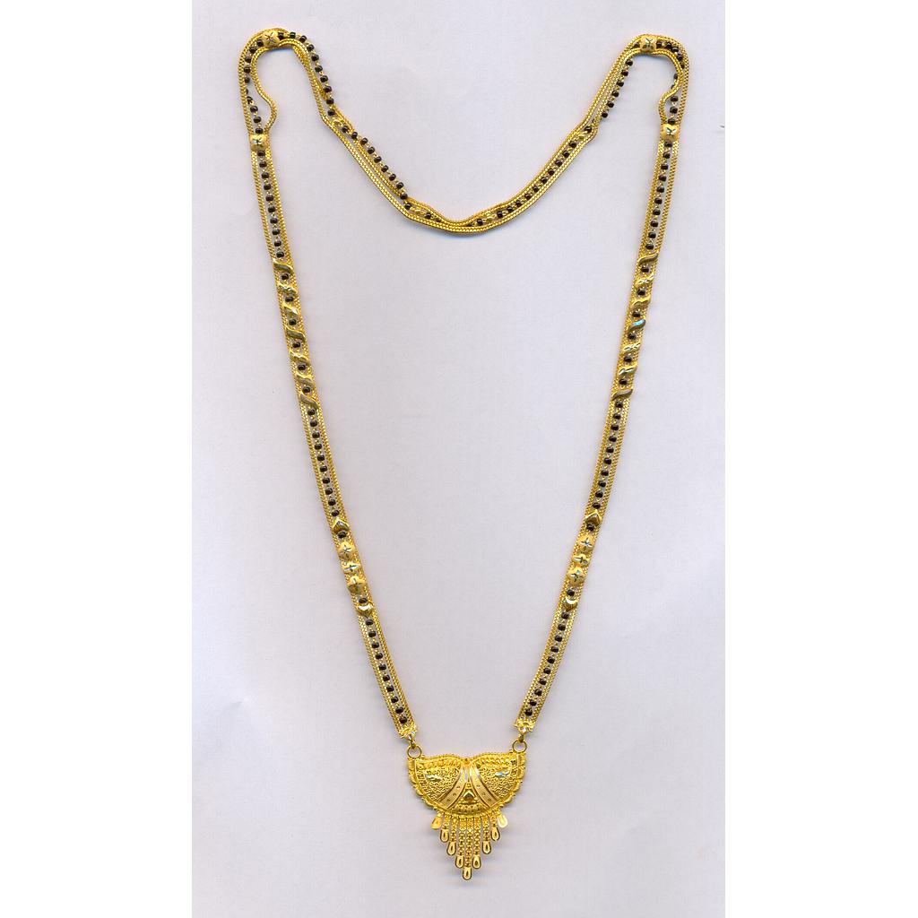 GOLD MANGALSUTRA PLAIN FANCY