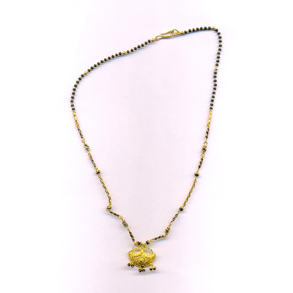 GOLD MANGALSUTRA PLAIN FANCY