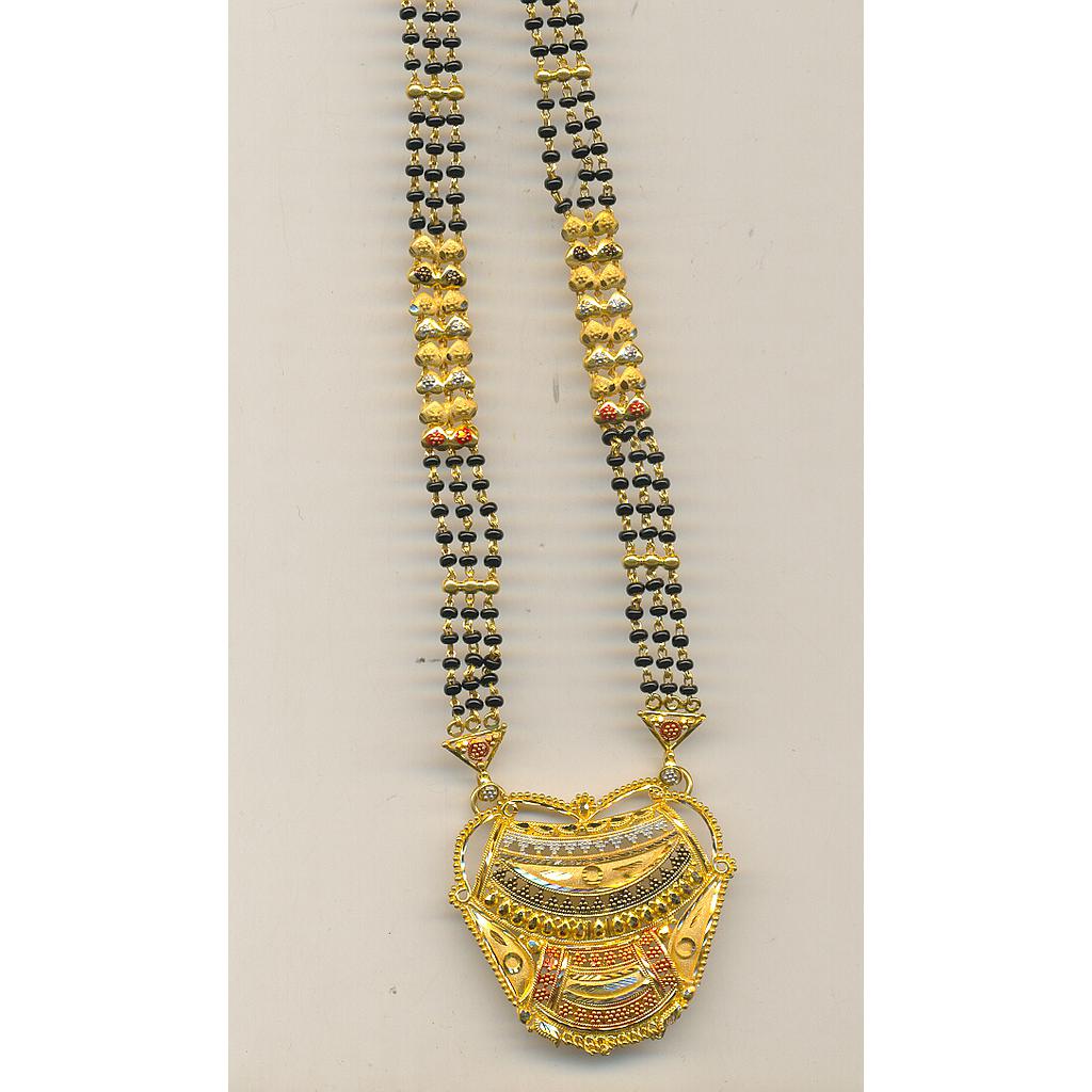GOLD MANGALSUTRA PLAIN FANCY