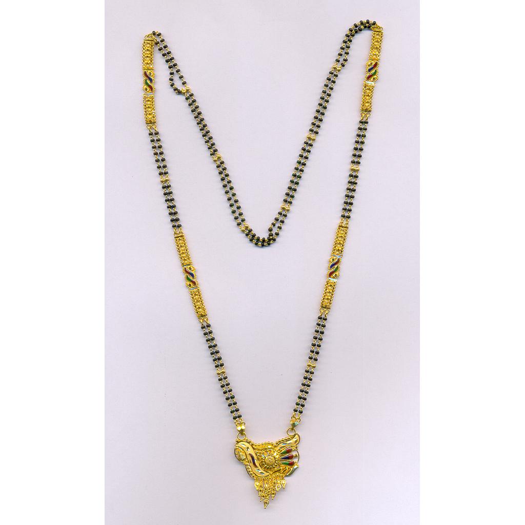 GOLD MANGALSUTRA PLAIN FANCY