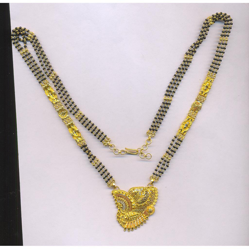 GOLD MANGALSUTRA PLAIN FANCY
