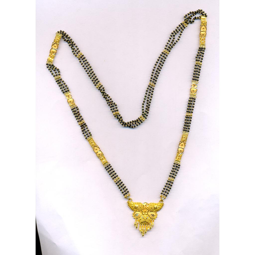 GOLD MANGALSUTRA PLAIN FANCY