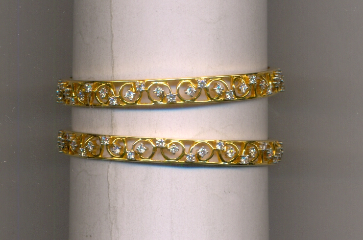 Diamond Bangles
