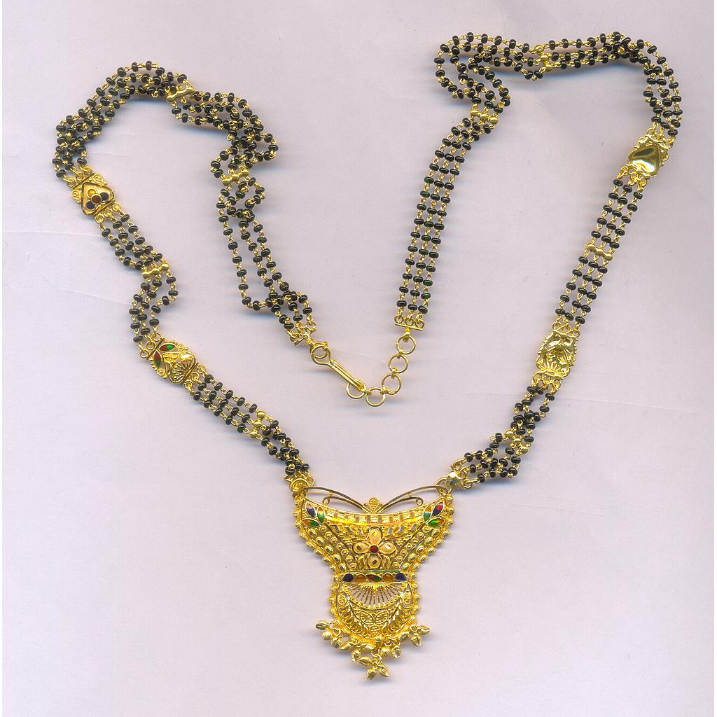 GOLD MANGALSUTRA PLAIN FANCY