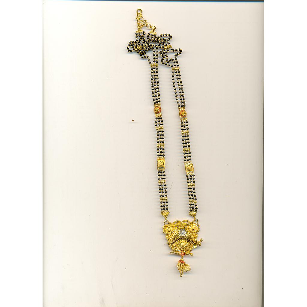 GOLD MANGALSUTRA PLAIN FANCY