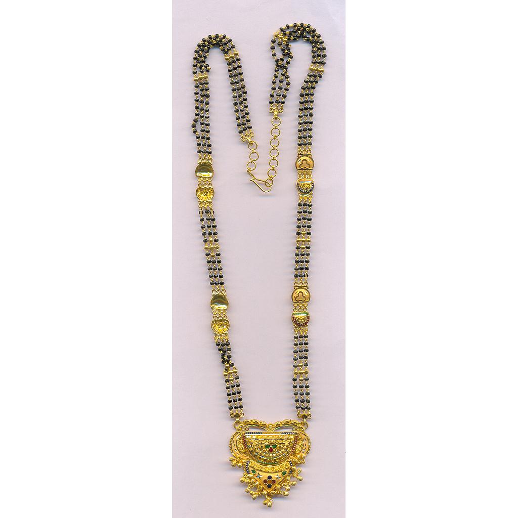 GOLD MANGALSUTRA PLAIN FANCY