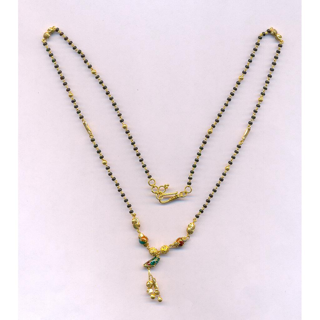 GOLD MANGALSUTRA PLAIN FANCY
