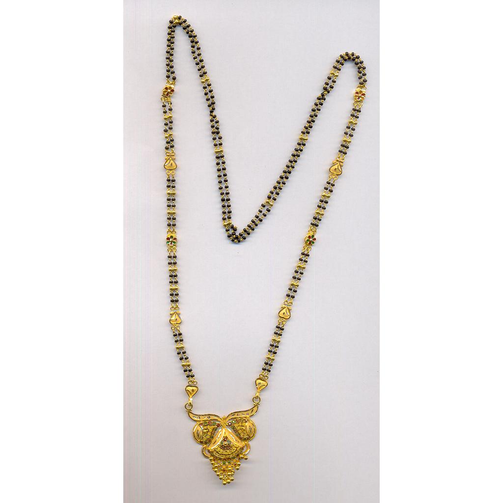 GOLD MANGALSUTRA PLAIN FANCY