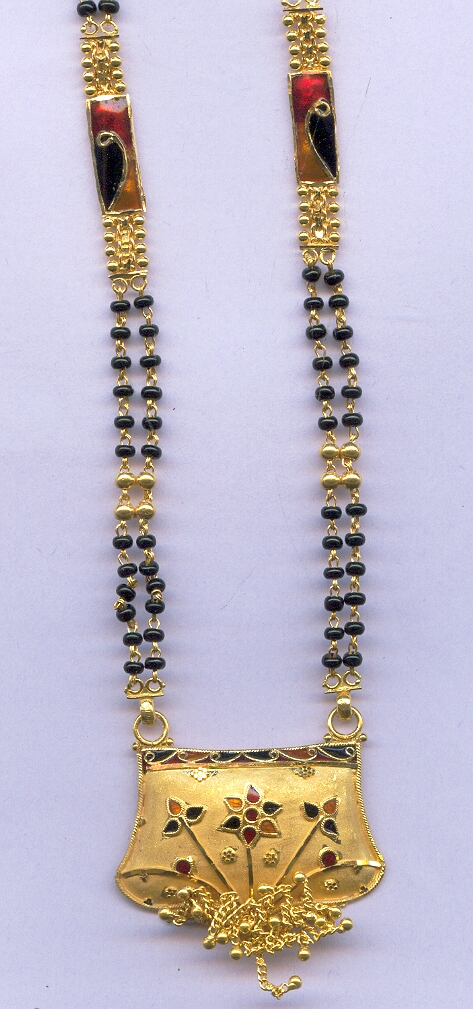 GOLD MANGALSUTRA PLAIN FANCY