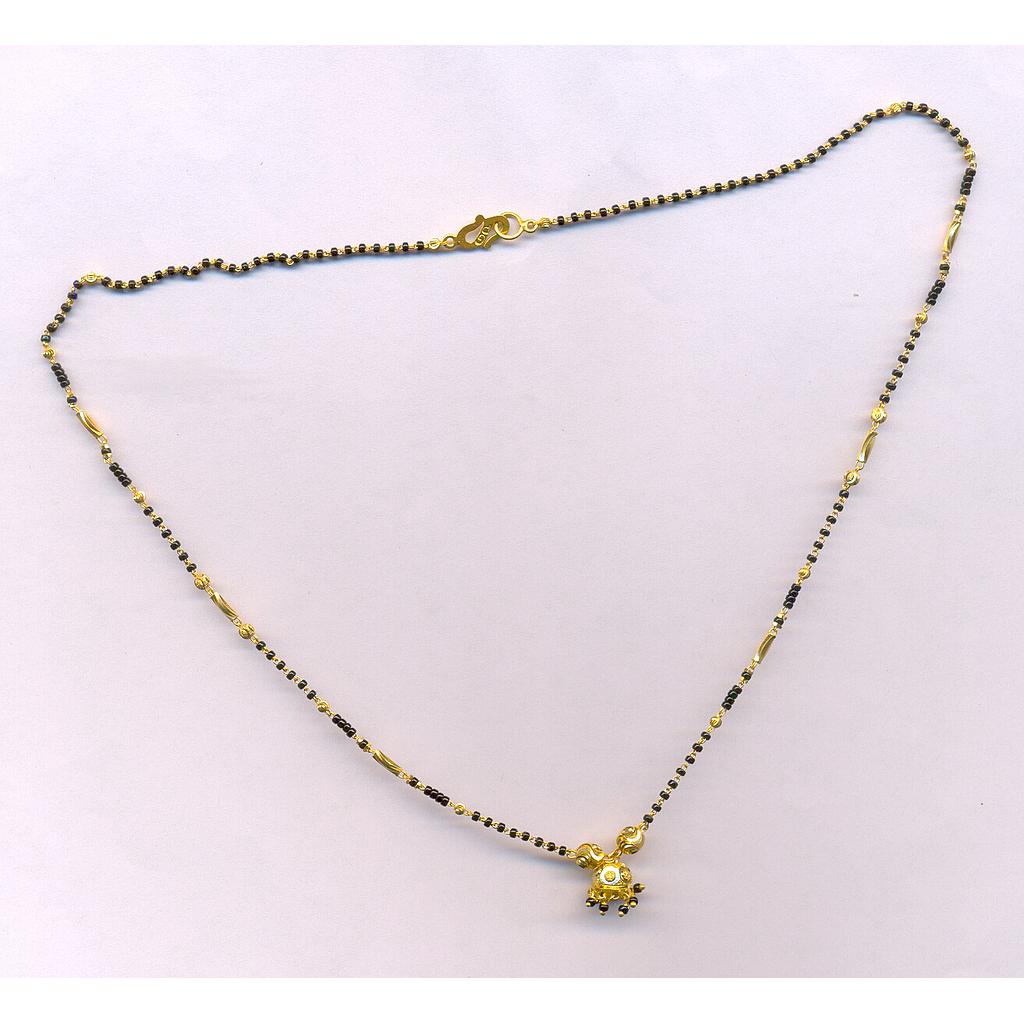 GOLD MANGALSUTRA PLAIN FANCY