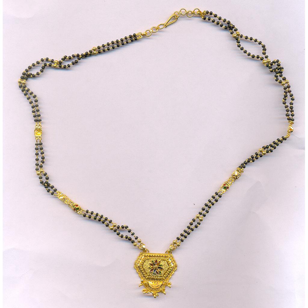 GOLD MANGALSUTRA PLAIN FANCY