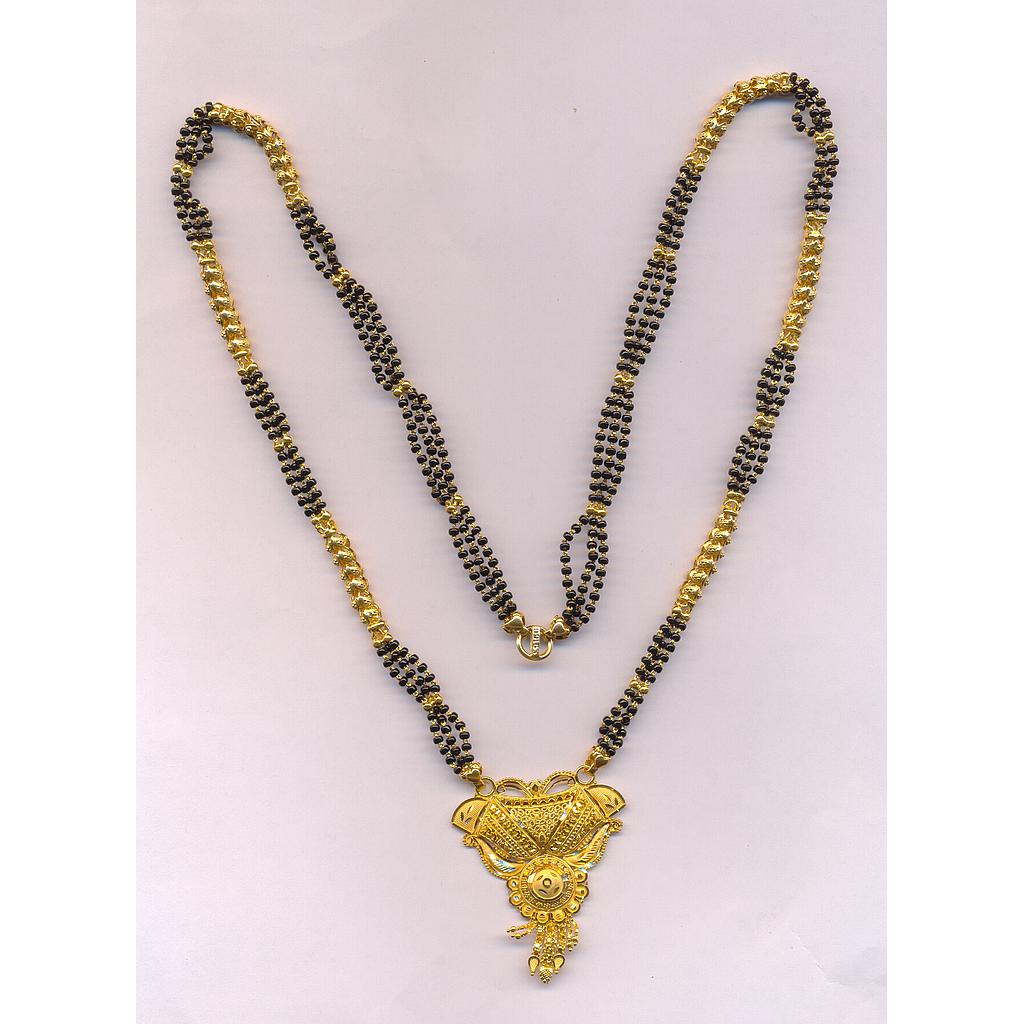 GOLD MANGALSUTRA PLAIN FANCY