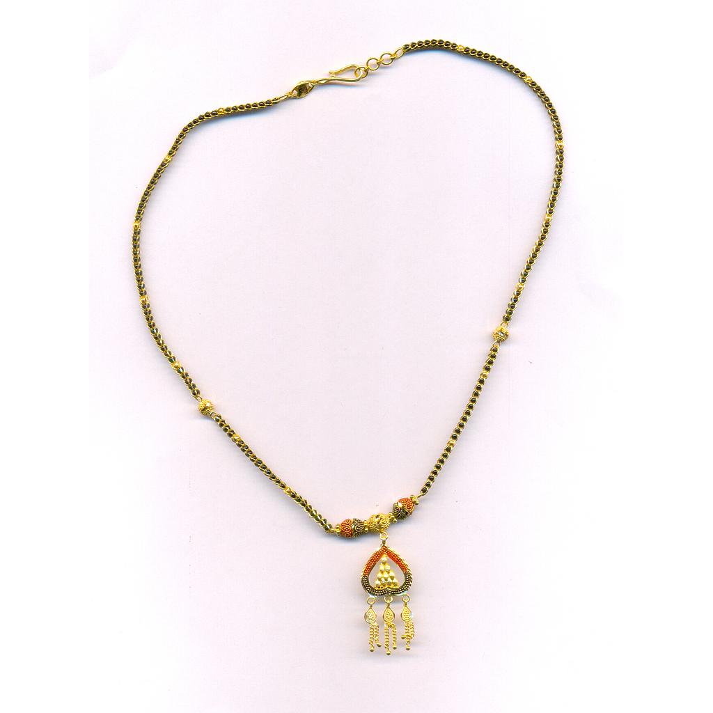 GOLD MANGALSUTRA PLAIN FANCY