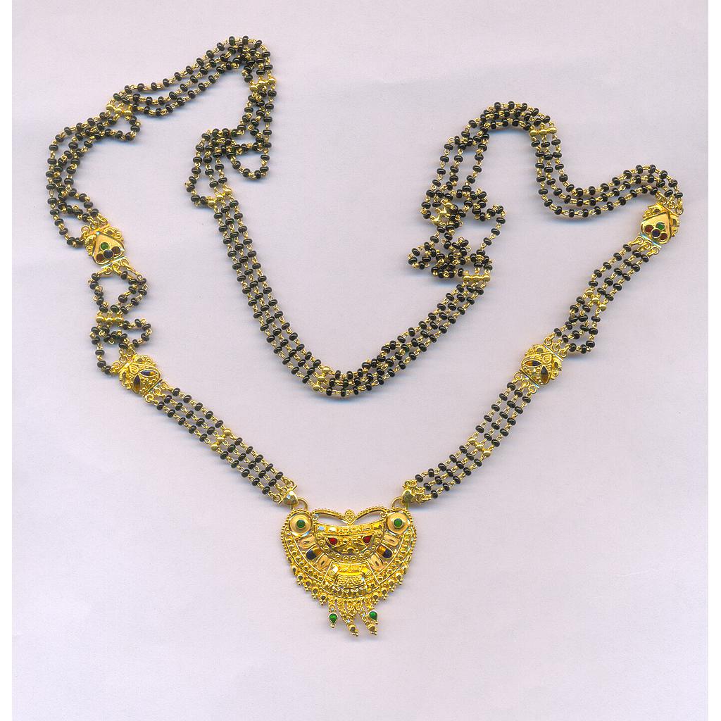 GOLD MANGALSUTRA PLAIN FANCY