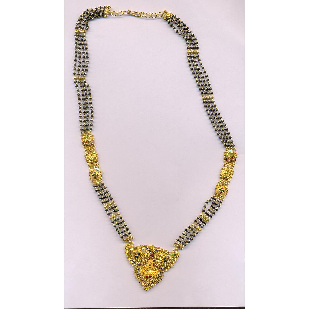 GOLD MANGALSUTRA PLAIN FANCY
